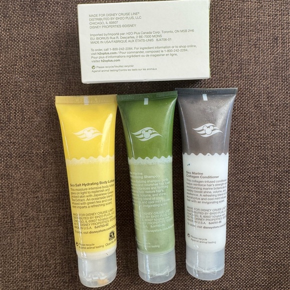 Four Disney H20+ Beauty travel size bathroom items ~ Unused - Picture 2 of 8